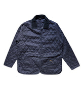 Barbour Ladies Jacket XL/14 US Navy Shaped Liddesdale Quilted Polyamide