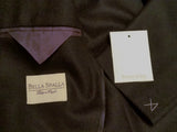 Bella Spalla Sport Coat: Navy Weave 2-button Loro Piana wool/silk/cashmere