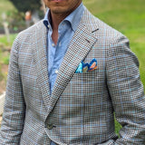 Battisti Pocket Square / Bandana Chagall Les Amoureux Art Painting Pure Silk