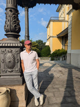 eHABERDASHER Dad Cap Nantucket Red Brushed Cotton