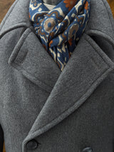 Battisti Scarf Air Force Blue Medallions Modal/Cashmere whisper