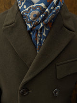 Battisti Scarf Air Force Blue Medallions Modal/Cashmere whisper