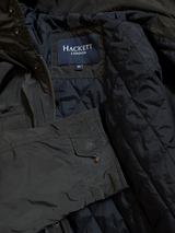 Hackett Field Jacket M Dark Jungle Green Polyester