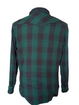 Ralph Lauren Western Overshirt Green Plaid Cotton