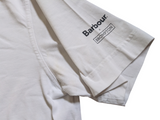 Barbour x Slowboy Brompton Tee Shirt M White Cotton Rare Collectible
