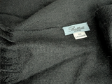 Battisti Scarf Black Pure Cashmere
