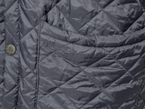 Barbour Jacket M Navy Blue Gillock Padded Quilt Polyamide