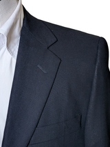 Hackett Loro Piana Blazer 36R Navy Blue Super 130s Wool Traveller