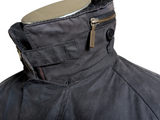 Barbour Raglan Jacket M Greyish Brown Waxed Cotton