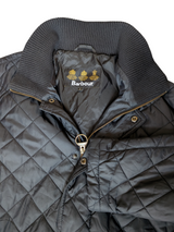 Barbour Jacket M Midnight Ribbed Chelsea Padded Quilt Polyester