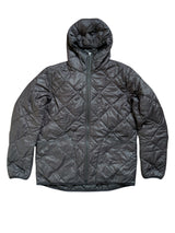 Barbour Jacket M/L Black Hooded Liddesdale Padded Quilt Polyamide