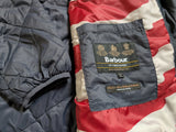 Barbour McQueen Jacket L Navy Polyester Kingman Special Edition