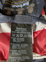 Barbour McQueen Jacket L Navy Polyester Kingman Special Edition