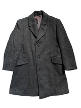 Vintage Alexandre Coat M/40 Charcoal Grey Sultan Heavy Wool/Mohair