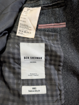Ben Sherman x Abraham Moon Sport Coat M/40R Grey Wool
