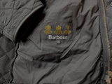 Barbour Jacket S/M Black Powell Padded Quilt Polyester