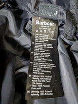 Barbour Jacket XL Navy Blue Gabion Padded Polyester