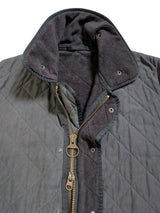 Barbour Coat XL Soft Black Microfibre Padded Polar Quilt Polyester