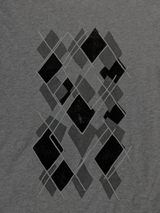 Zegna L Grey Diamonds Sweatshirt