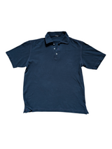Kiton Polo Shirt M Navy Blue Cotton Pique