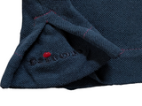 Kiton Polo Shirt M Navy Blue Cotton Pique