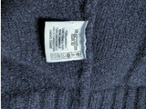 Vintage Alain Paine Shawl Cardigan/Jacket S/M Navy Thick Wool