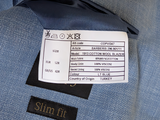 Hawes & Curtis 1913 VBC Sport Coat 41/42R Light Blue Wool/Cotton Vitale Barberis Canonico