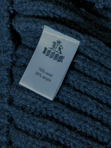 Vintage Baracuta Shawl Cardigan/Jacket M/L Navy Thick Wool Blend