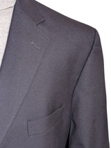 Magee Sport Coat 50R Portly Navy Blue 2-button Wool Blazer