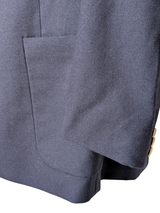 Magee Sport Coat 50R Portly Navy Blue 2-button Wool Blazer