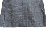 TM Lewin Sondrio 40L Blue-Grey Plaid Cotton/Linen