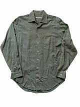 Gherardi Shirt L Soft Sage Green Cotton