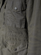 Barbour Jacket M Olive Green Sapper Waxed Cotton