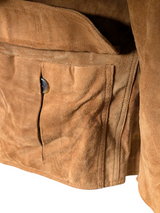 Vintage Ami London Suede Jacket M/L Golden Brown