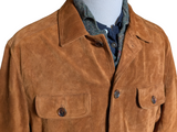 Vintage Ami London Suede Jacket M/L Golden Brown