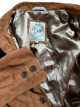 Vintage Ami London Suede Jacket M/L Golden Brown