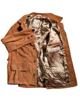 Vintage Ami London Suede Jacket M/L Golden Brown