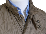 Barbour Jacket L Olive Green Ariel Polyamide