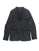 Barena Venezia Cardigan Sweater Jacket S/48 Charcoal Wool