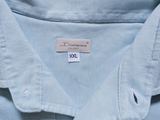 Doriani Milano Polo Shirt XXL Ice Blue Cotton Pique