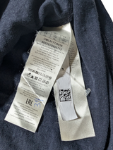Falconeri Shirt L/XL Soft Navy Blue Knit Linen