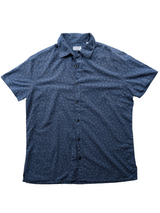 Robert Friedman Italy Shirt M/L Blue Floral Cotton