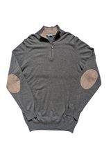 Battisti Half Zip Sweater L Grey Cashmere/Silk
