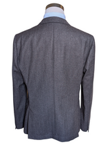 Hugo Boss Sport Coat 44R Earthy Grey Wool Tesse