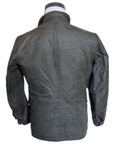 Barbour Motorcycle Jacket M Olive Green Duke Waxed Cotton