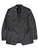 Boggi Milano Suit 40R Charcoal Grey Superfine Wool