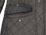 Barbour Jacket S/M Soft Charcoal Grey Millton Quilted Polyester Gore-Tex