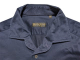 Corneliani Sport Shirt 15/S Navy Blue Cotton Jersey One-Piece Collar