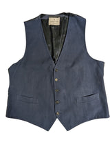 Zegna Waistcoat/Vest M/40R Soft Navy Blue Cotton/Wool