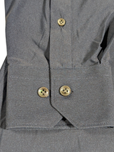 Pal Zileri Shirt XL/17 Navy Blue Stretch Jersey